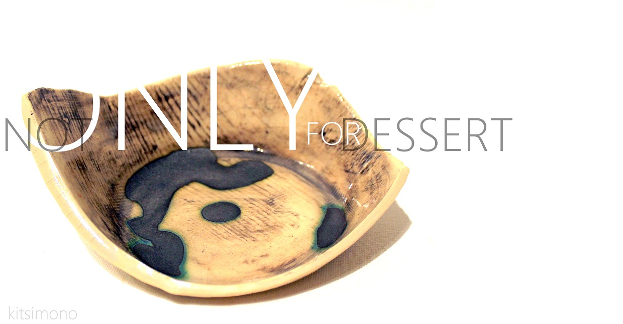 handmade plate bowl for japanese kitchen food kitsimono ceramics